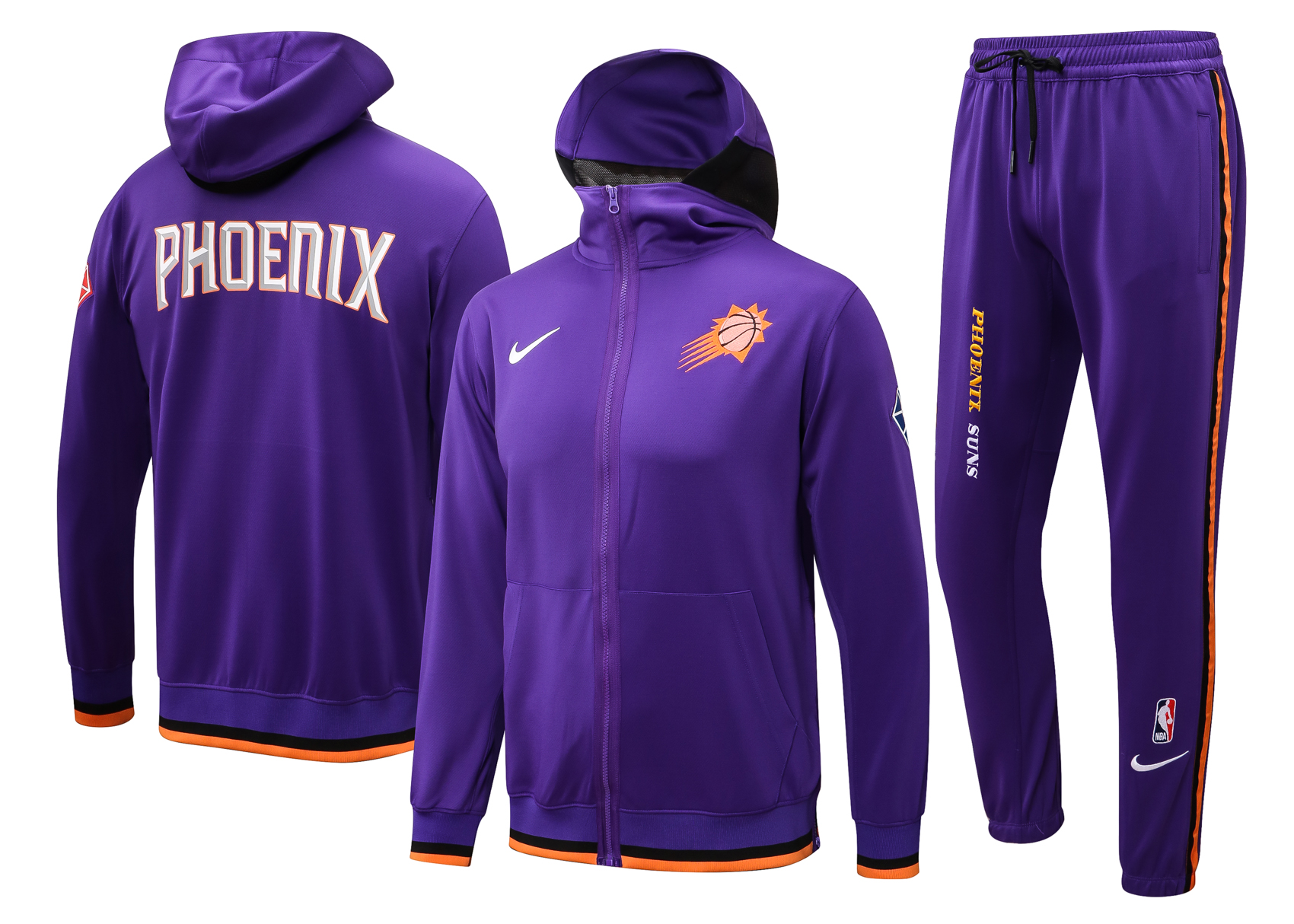 Men Phoenix Suns purple  2024 NBA Nike Training suit->phoenix suns->NBA Jersey